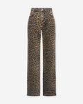 VAQUEROS BOOTCUT LEOPARDO NEGROS